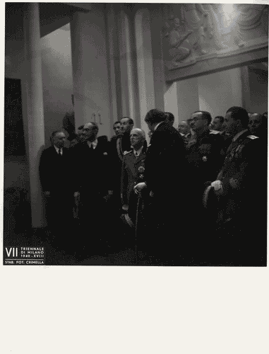 Image for VII Triennale - Inaugurazione - Visita del re d'Italia, Vittorio Emanuele III di Savoia - Giuseppe Bianchini