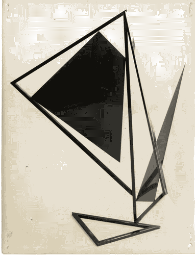 Image for X Triennale - Mostra internazionale delle scuole d'arte - Scultura in ferro verniciato "Forma spaziale" - Angelo Bozzola - Centro studi d'arte e produzione industriale di Novara