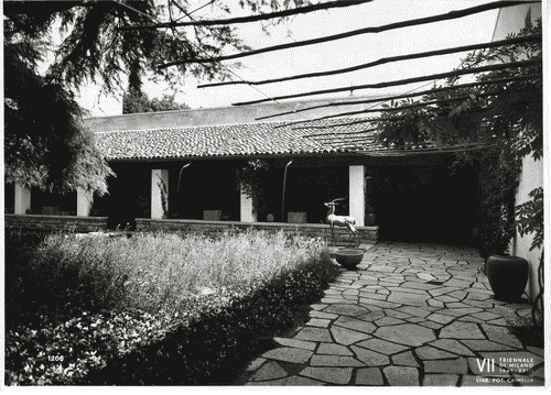 Image for VII Triennale - Sezione del giardino - Terza zona