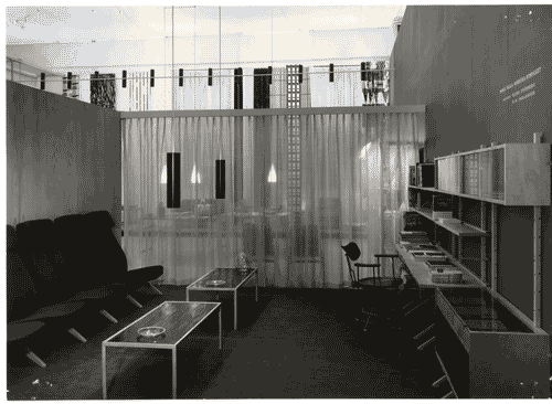 Image for X Triennale - Forma scandinava - Svezia - Saletta di lettura - H. H. Molander - Bengt Ruda - Elias Svedberg