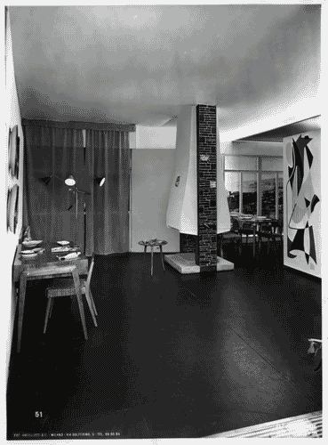 Image for IX Triennale - Abitazione - Alloggio n. 6 - Soggiorno - Cesare Foà - Pietro Angelini - Carlo Cocchia - Michele Cretella - Giulio De Luca - Raffaele Salvatori - Carlo Coen - Luigi Cosenza