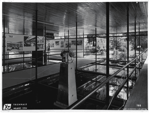Image for X Triennale - Parco Sempione - Mostra dell'architettura in movimento - Padiglione Finmare-Finmeccanica - Renzo Zavanella - Giulio Minoletti - Mario Tevarotto