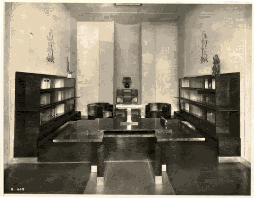 Image for IV Triennale - I Galleria dell'arredamento - Biblioteca privata di Cesare Scoccimarro