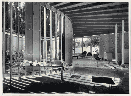 Image for IX Triennale - Sezioni estere - Padiglione USA nel parco Sempione - Gruppo B.B.P.R. - Prima mostra temporanea: Mostra di oggetti per la casa (o Mostra Oggetti d'uso)