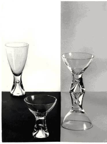 Image for X Triennale - Forma scandinava - Finlandia - Bicchieri in vetro - Tapio Wirkkala