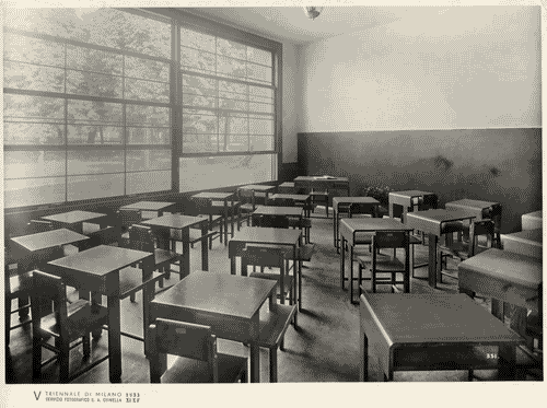 Image for V Triennale - Costruzioni nel parco Sempione - Aule scolastiche tipo - Aula per piccola scuola rurale economica