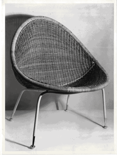 Image for XI Triennale - Mostra delle Produzioni d'arte - Sezione della Paglia - Poltrona in midollino - Emilio Paoli