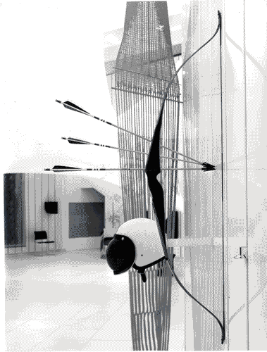 Image for XIII Triennale - Sezione degli Stati Uniti d'America - Prodotti di serie: arco ed elmetto con visiera