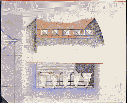 Image for XVIII Triennale - Mostre tematiche - La natura delle cose - Disegni dell'allestimento della sezione Pezzi di ricambio, di Francesco Trabucco