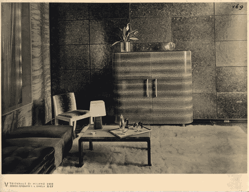 Image for V Triennale - Arti decorative e industriali - La Strada-Mostra d'ambienti moderni - Sala di Guglielmo Ulrich