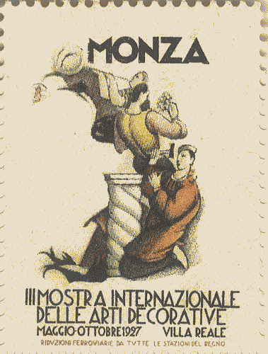 Image for Francobollo celebrativo della III Biennale di Monza