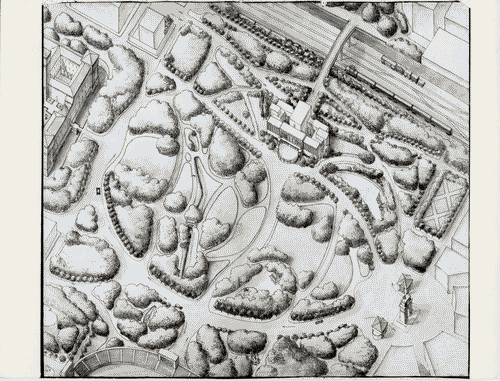 Image for Disegni di progetto - Schizzo assonometrico del parco Sempione