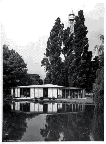 Image for IX Triennale - Sezioni estere - Padiglione USA nel parco Sempione - Gruppo B.B.P.R.