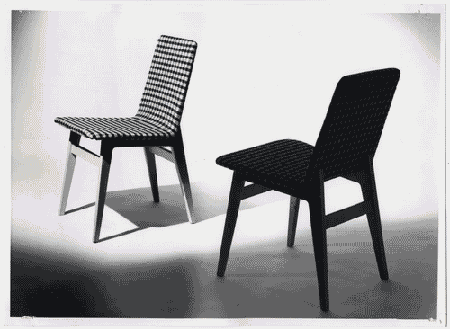 Image for XI Triennale - Sezione della Norvegia - Sedie in legno e gommapiuma - Rygh Thorbjörn