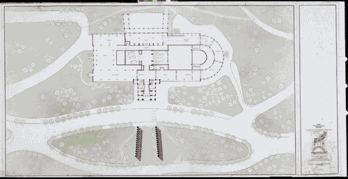 Image for Disegno per il progetto dell'allestimento della XVIII Triennale - Pianta e Planimetria - Aldo Rossi - Luca Meda