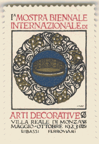 Image for Francobollo celebrativo della I Biennale di Monza