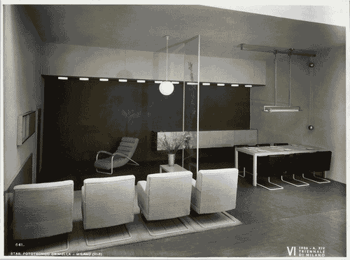 Image for VI Triennale - Mostra dell'arredamento - Sala da pranzo e di soggiorno di Giuseppe Mazzoleni, Giulio Minoletti e Giancarlo Palanti