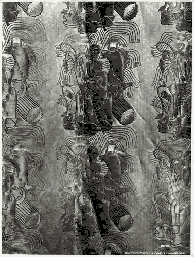 Image for VII Triennale - Mostra dei tessuti e dei ricami - Sezione dei tessuti - Stoffa della ditta "Luigi Bevilacqua"