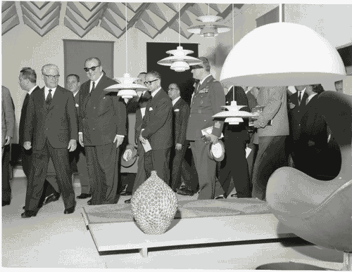 Image for XII Triennale - Visita del Presidente della Repubblica Giovanni Gronchi - Ivan Matteo Lombardo