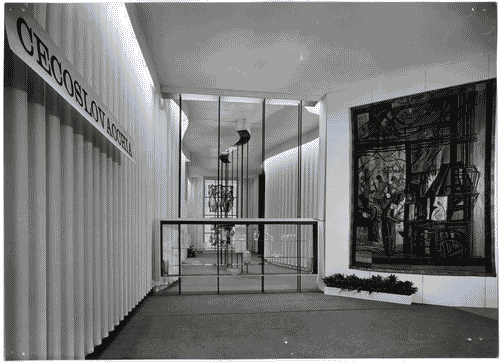 Image for XI Triennale - Sezione della Cecoslovacchia - Ingresso - Corsia bianca - Frantisek Tröster