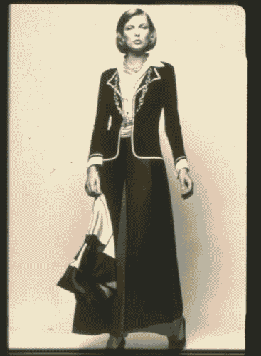 Image for Tra moda e design, linea infinita - Abito modello "Smoking" di Roberta di Camerino