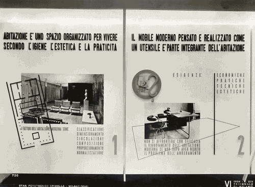 Image for Introduzione alla mostra dell'abitazione. Seconda sala: "programma dell'abitazione moderna"