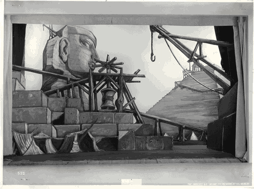 Image for IX Triennale - Scenografia cinematografica e teatrale - Parte II. Scenografia teatrale - Bozzetti per scenografia