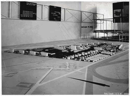 Image for VIII Triennale - Urbanistica - Modello in scala del QT8 (primo progetto) -Ezio Cerutti - Vittorio Gandolfi - Mario Tedeschi