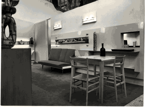 Image for X Triennale - Mostra di ambienti - Abitazione uniambientale - Soggiorno - Gio Ponti - Gian Franco Frattini - Alberto Rosselli - Antonio Fornaroli