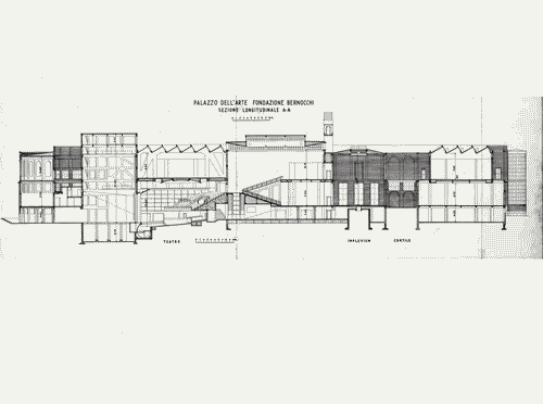 Image for Sezione longitudinale del Palazzo dell'Arte