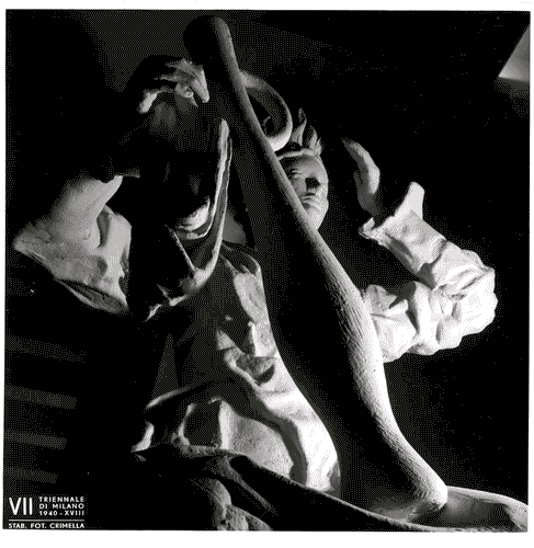 Image for Particolare di una delle statue che rappresentano le arti plastiche nel vestibolo