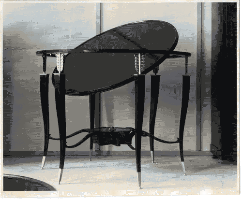 Image for III Biennale - Sala de Il Labirinto, particolari di arredamento - Tavolino da gioco di Tomaso Buzzi