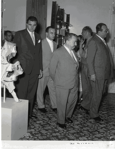 Image for X Triennale - Visita dell'on. Giuseppe Romita, Ministro dei Lavori Pubblici - Tommaso Ferraris - Ivan Matteo Lombardo