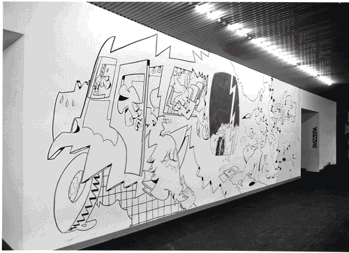 Image for XIII Triennale - Momenti di tempo libero - I trasporti - Dipinto "La congestione del traffico" - Valerio Adami