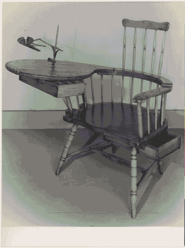 Image for Il progetto domestico - Sezione V: Salute e igiene - Sedia-scrittoio Windsor