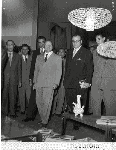 Image for X Triennale - Visita del Presidente del Consiglio dei Ministri, on. Mario Scelba - Ivan Matteo Lombardo