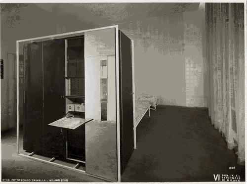 Image for VI Triennale - Mostra dell'arredamento - Parte notturna di un'abitazione del Gruppo B.B.P.R.