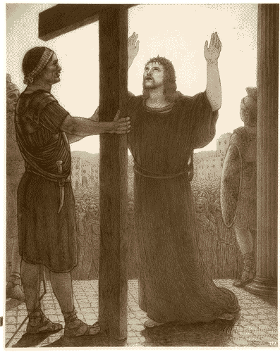 Image for II Biennale - Sezione d'arte sacra - Stazione della via Crucis dipinto di Vanni Rossi