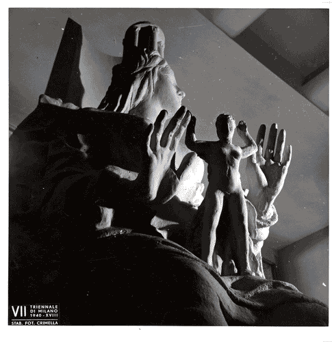 Image for Particolare di una delle statue che rappresentano le arti plastiche nel vestibolo