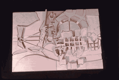 Image for Le città immaginate - Nove progetti per nove città. Sezione progettuale - Roma (La città politica. Il Parlamento e i nuovi ministeri) - Modello in scala del progetto di Peter Eisenmann
