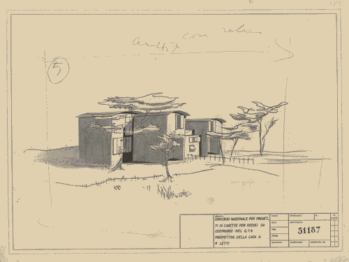 Image for Concorso nazionale per casette per reduci. Casa a 6 letti