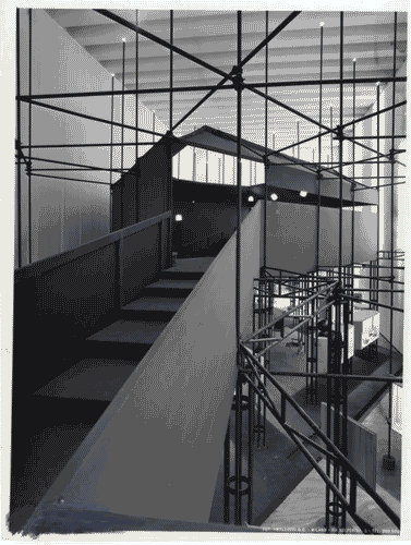 Image for X Triennale - Salone d'onore. I trent'anni della Triennale 1924-54 - Scala dell'Auditorium - Franco Albini e Franca Helg