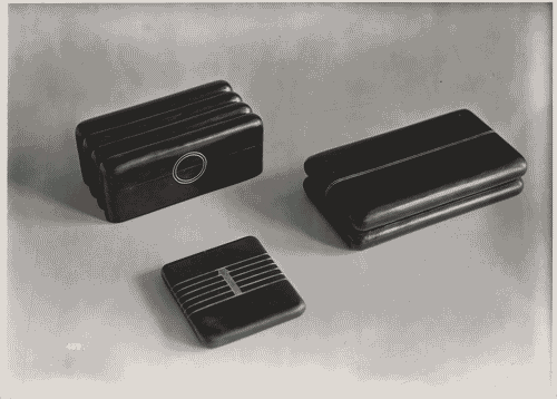 Image for V Triennale - Arti decorative e industriali - Sala dell'E.N.A.P.I. - Oggetti di cuoio - Scatole in cuoio