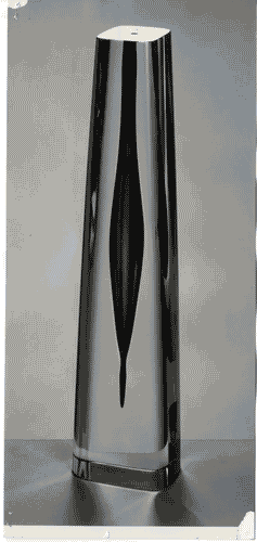 Image for XI Triennale - Sezione della Cecoslovacchia - Vaso tagliato in cristallo colorato