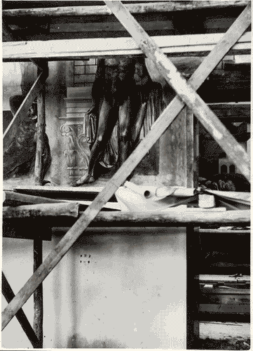 Image for V Triennale - Lavori di allestimento - Salone delle Cerimonie - Pittura murale "giochi atletici italiani" di Achille Funi