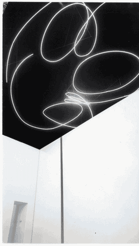 Image for Luciano Baldessari, architetto, pittore, scenografo 1896-1982 - Milano, Palazzo Reale, mostra di Lucio Fontana, ingresso con ricostruzione del "Cirro luminoso"