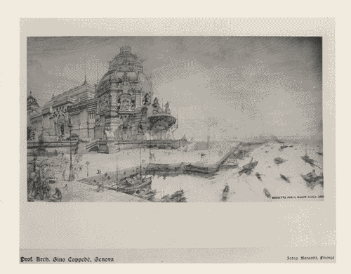 Image for Le città immaginate - Un viaggio in Italia. Sezione storica - Da La Speziaad Alessandria (il visibile e l'invisibile) - Bozzetto per il nuovo scalodi Gino Coppedè