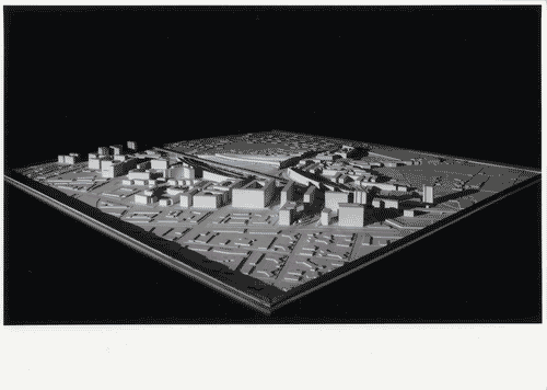 Image for Le città immaginate - Nove progetti per nove città. Sezione progettuale -Palermo (Nove progetti per l'architettura della circonvallazione) - Modello in scala del progetto di edifici per assessorati e centro commerciale diTilde Marra