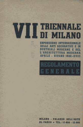 Image for Opuscolo con il "Regolamento generale", 16 pagine, con logo rivisitato e immagine del fascio in rilievo in copertina