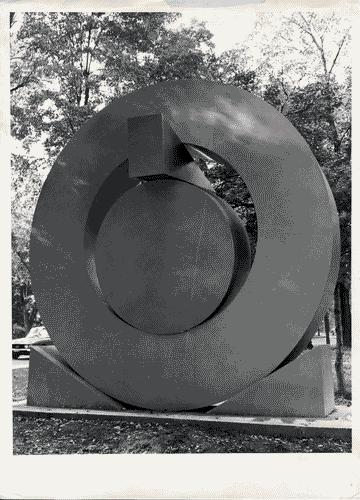 Image for Scultura in lamiera d'acciaio "Feroce equilibrio"